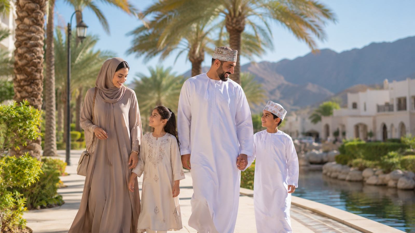 Family Day Out in Oman