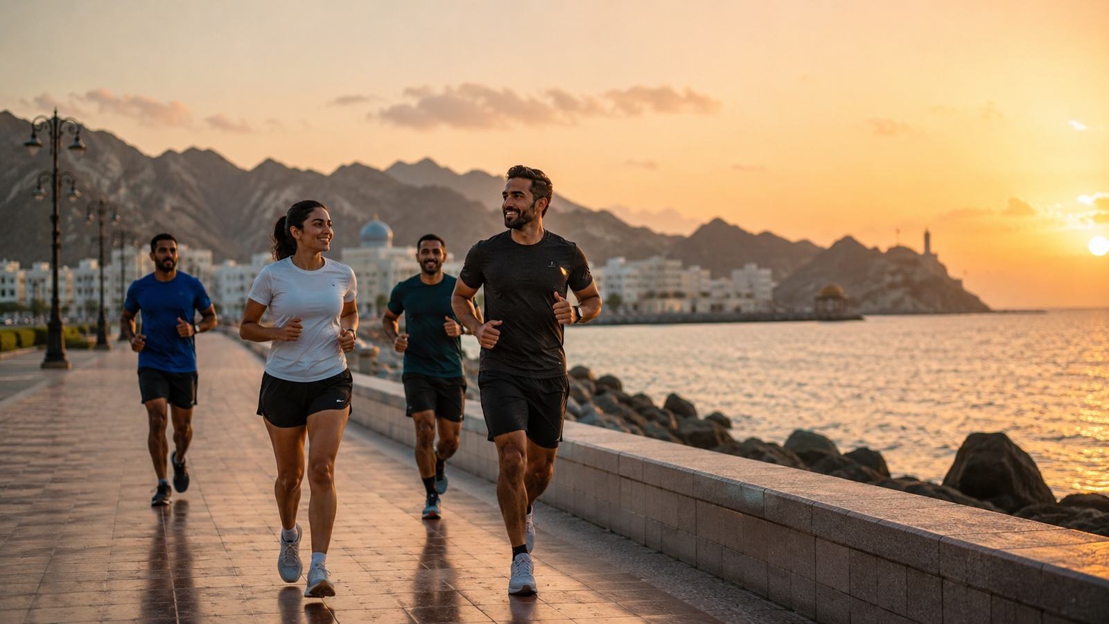 Sunset Run Club in Muscat